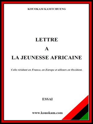 cover image of LETTRE a LA JEUNESSE AFRICAINE